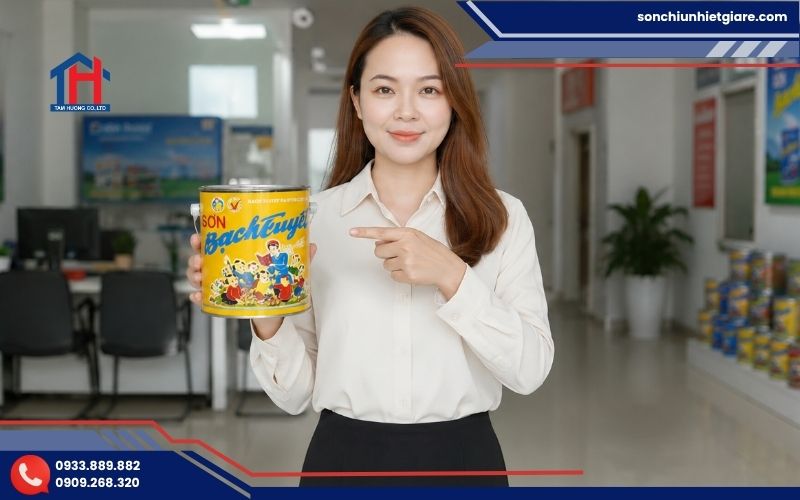 Mua sơn mạ kẽm Bạch Tuyết K103 chính hãng tại Đại lý Tâm Hương