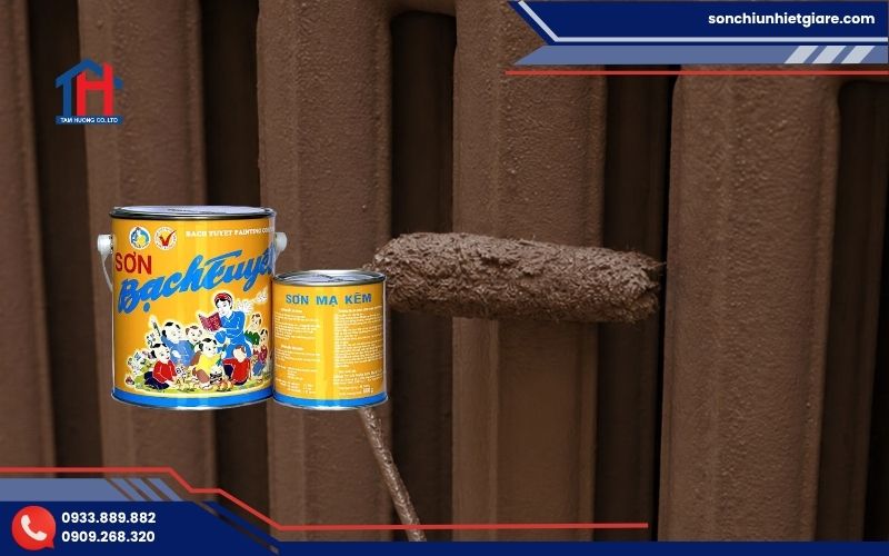 Hướng dẫn thi công sơn mạ kẽm Bạch Tuyết K302