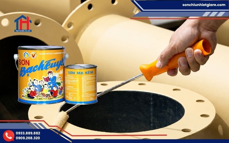 Hướng dẫn thi công sơn mạ kẽm Bạch Tuyết K501