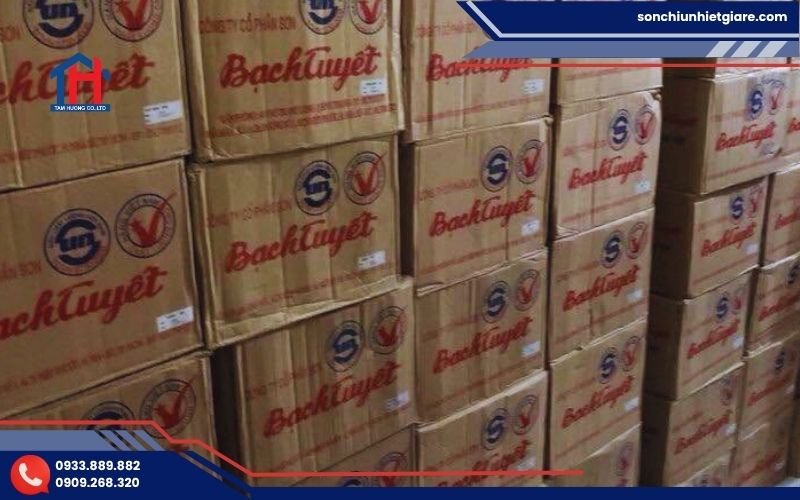 Mua sơn mạ kẽm Bạch Tuyết K602 chính hãng tại Đại lý Tâm Hương