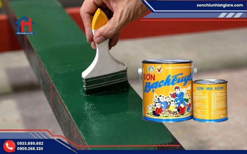 Hướng dẫn thi công sơn mạ kẽm Bạch Tuyết K603 đúng kỹ thuật