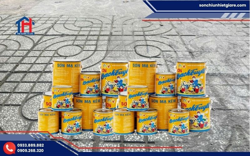 Mua sơn mạ kẽm Bạch Tuyết K701 chính hãng tại Đại lý Tâm Hương