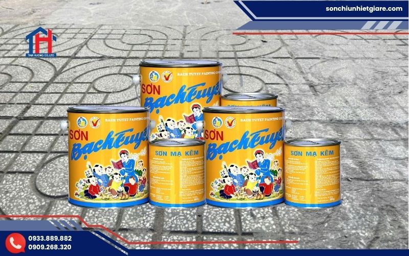 Mua sơn mạ kẽm Bạch Tuyết K704 chính hãng tại Đại lý Tâm Hương