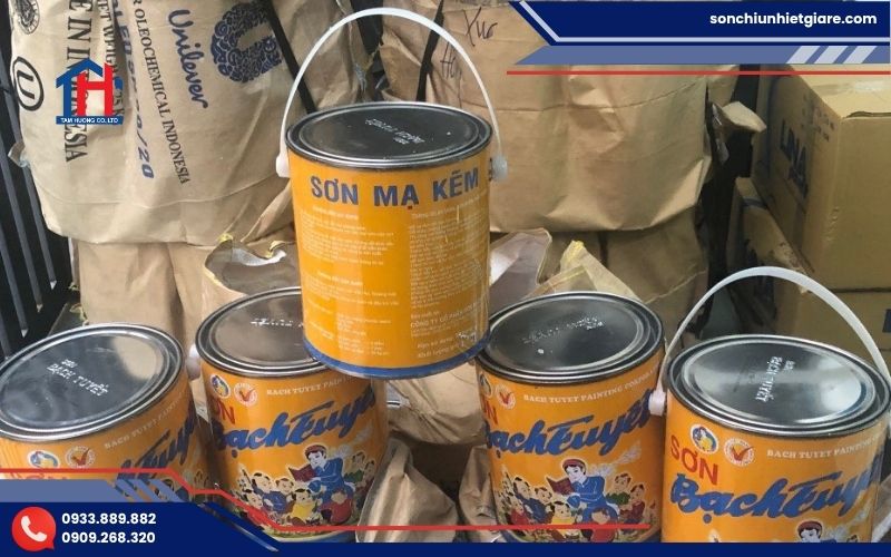 Mua sơn mạ kẽm màu nhũ bạc K003 Bạch Tuyết chính hãng tại Tâm Hương