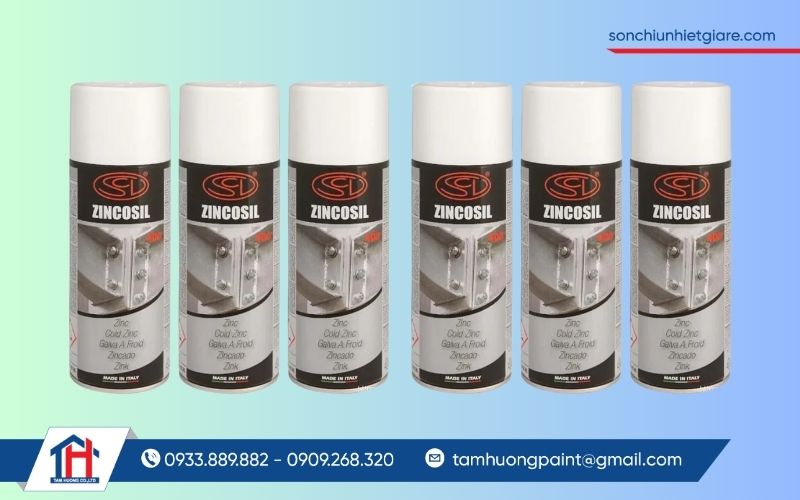 Tham khảo bảng giá sơn mạ kẽm ZinCosil tại Đại lý Tâm Hương