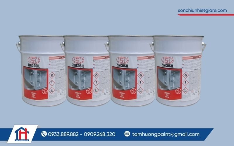 Sơn mạ kẽm ZinCosil SFUSO là dòng sơn cao cấp nhập khẩu từ Ý