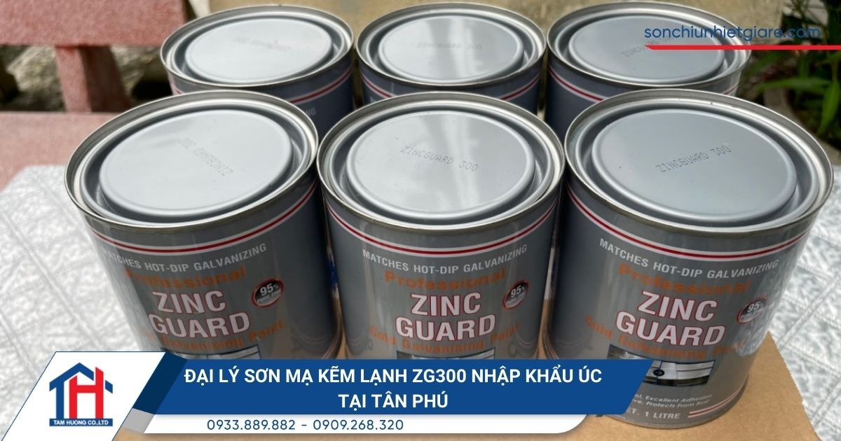 Đại lý sơn mạ kẽm lạnh ZG300 nhập khẩu Úc tại Tân Phú