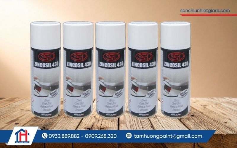 Sơn mạ kẽm lạnh ZinCosil 430 chống lại quá trình oxy hóa và ăn mòn