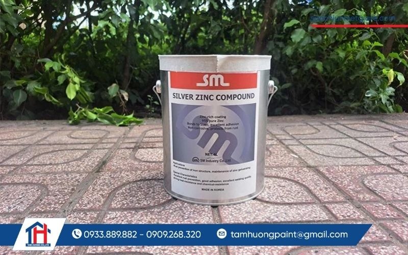 Sơn mạ kẽm lạnh SM là dòng sơn công nghiệp có chứa hàm lượng kẽm nguyên chất cao