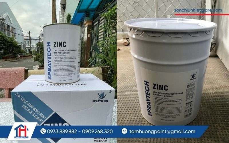 Sơn mạ kẽm Zinc Spraytech được ứng dụng rộng rãi trong nhiều lĩnh vực công nghiệp