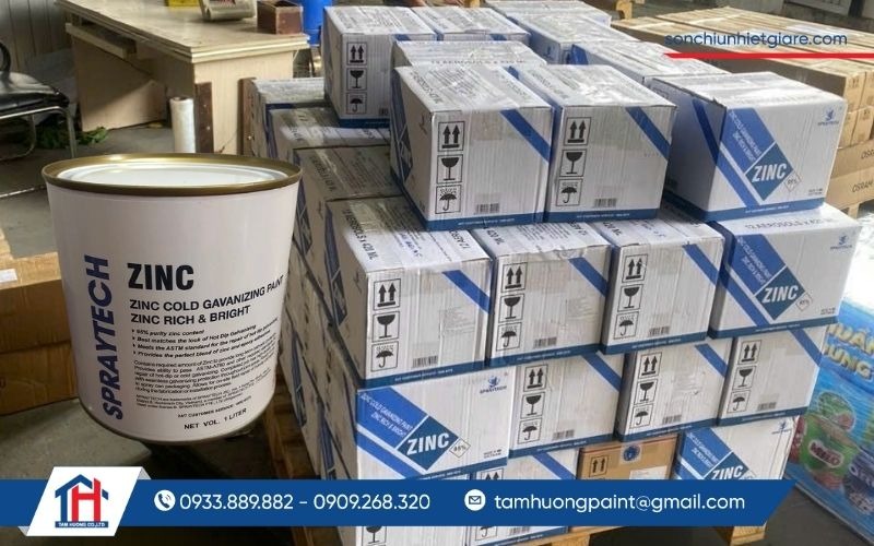 Đại lý Tâm Hương – Địa chỉ bán sơn mạ kẽm Zinc Spraytech uy tín, giá tốt