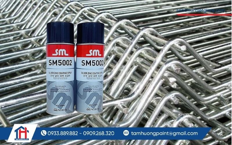 Lợi ích khi chọn sơn mạ kẽm lạnh SM5002 cho công trình