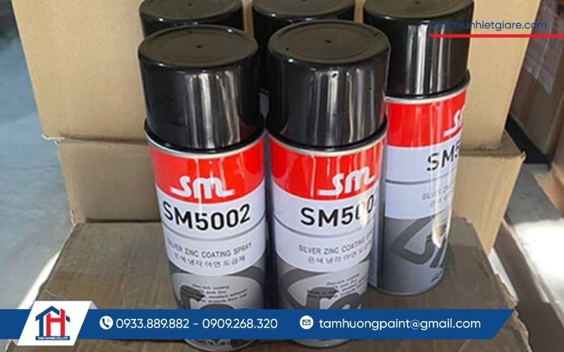 Tâm Hương Paint – Địa điểm bán sơn mạ kẽm lạnh SM5002 giá tốt tại Tân Phú