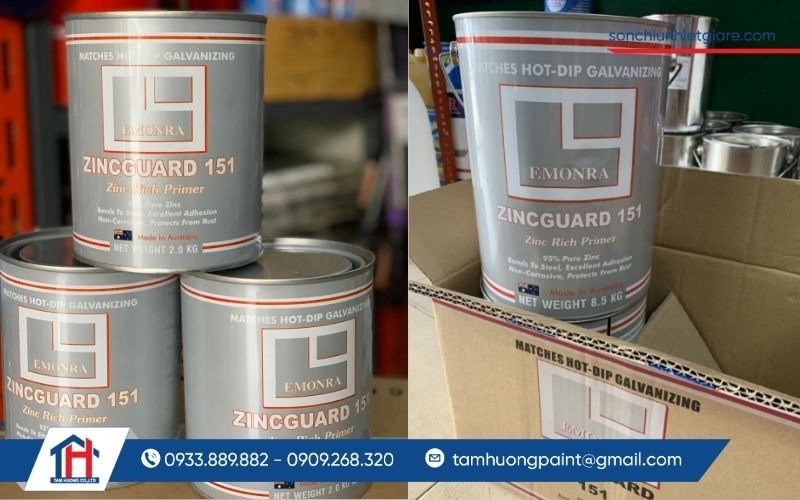 Mua sơn mạ kẽm lạnh ZG151 tại Đại lý Tâm Hương