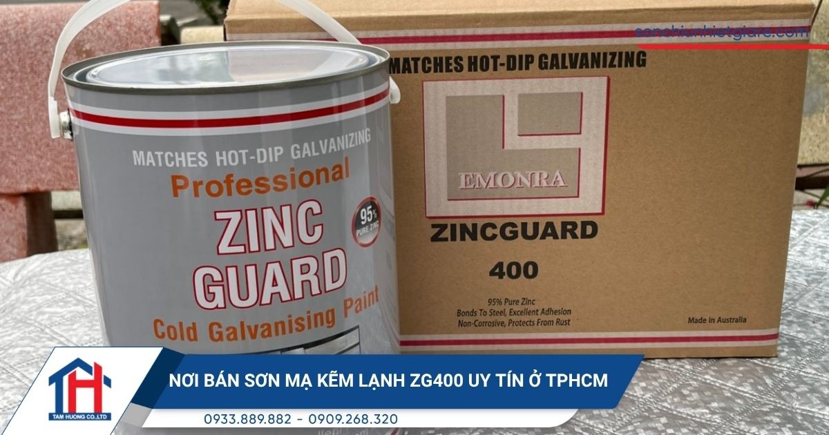 Nơi bán sơn mạ kẽm lạnh ZG400