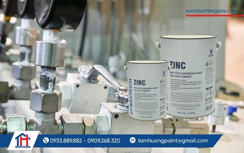 Sơn mạ kẽm lạnh Zinc Spraytech là dòng sơn chuyên dụng được sản xuất tại Việt Nam