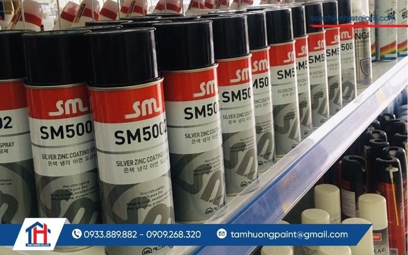 Đại lý Tâm Hương – Nơi cung cấp sơn mạ kẽm lạnh SM5002 uy tín