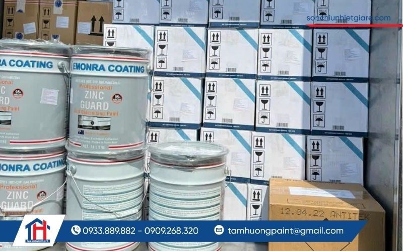 Mua sơn mạ kẽm lạnh chính hãng, giá tốt tại Đại lý Tâm Hương
