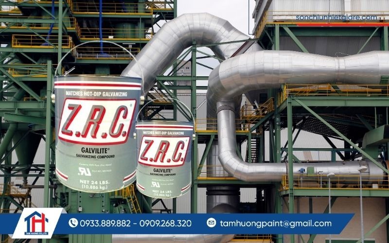 Mua sơn mạ lẽm ZRC chính hãng tại Đại lý Tâm Hương