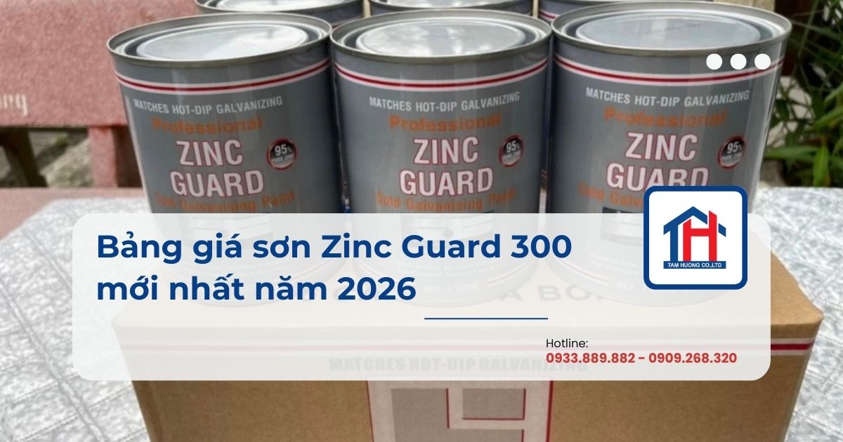 Bảng giá sơn Zinc Guard 300 mới nhất năm 2026