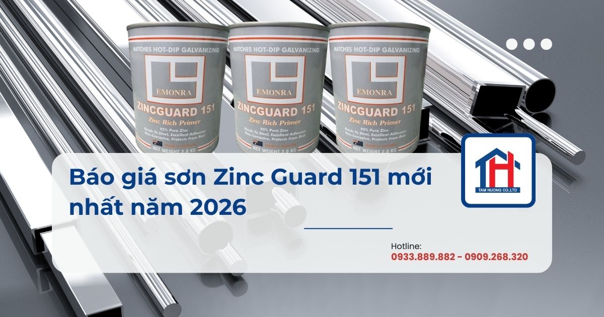 Báo giá sơn Zinc Guard 151 mới nhất năm 2026