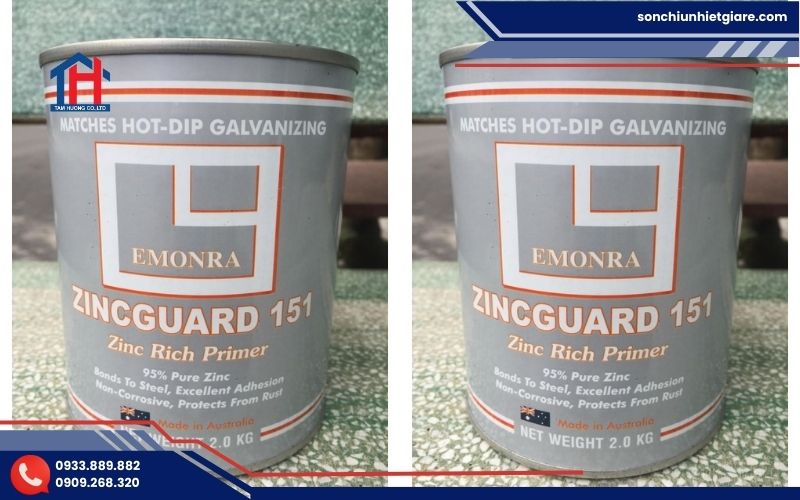 Giá sơn Zinc Guard 151 không cố định mà có thể thay đổi tùy theo nhiều yếu tố