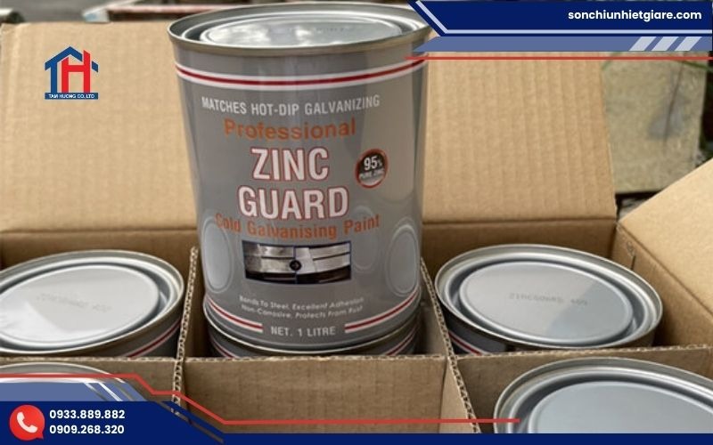 Sơn mạ kẽm lạnh Zinc Guard là dòng sơn chống gỉ cao cấp