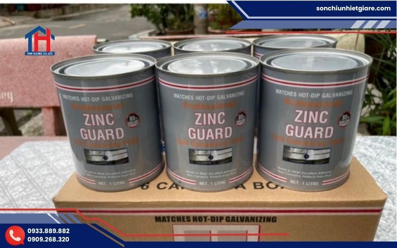 Sơn mạ kẽm lạnh Zinc Guard là sản phẩm tốt
