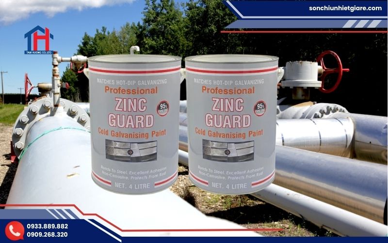 Sơn mạ kẽm lạnh Zinc Guard bảo vệ kim loại khỏi ăn mòn vượt trội