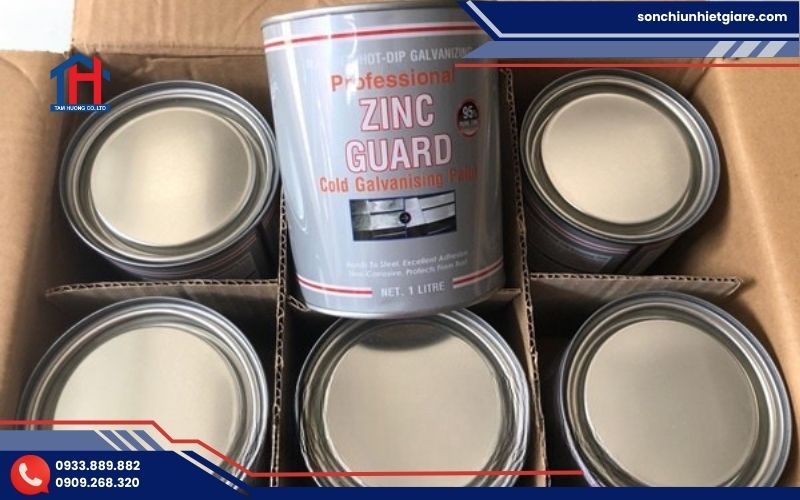 Mua sơn mạ kẽm lạnh Zinc Guard uy tín tại Đại lý Tâm Hương
