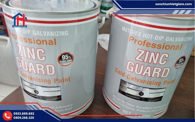 Sơn mạ kẽm lạnh Zinc Guard Bạc Liêu được sử dụng rộng rãi cho công trình kết cấu thép