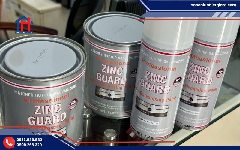 Mua sơn mạ kẽm lạnh Zinc Guard Bạc Liêu chính hãng tại Đại lý Tâm Hương