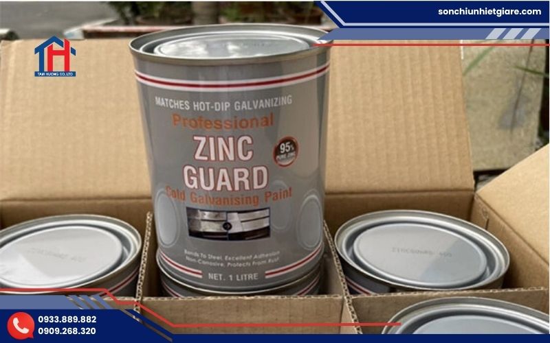 Sơn mạ kẽm lạnh Zinc Guard sở hữu nhiều ưu điểm nổi bật