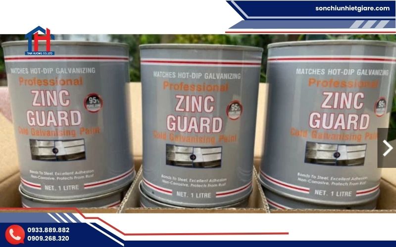 Sơn mạ kẽm lạnh Zinc Guard là dòng sơn bảo vệ kim loại cao cấp
