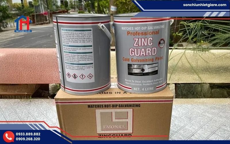 Sơn mạ kẽm lạnh Zinc Guard là dòng sơn chống rỉ cao cấp