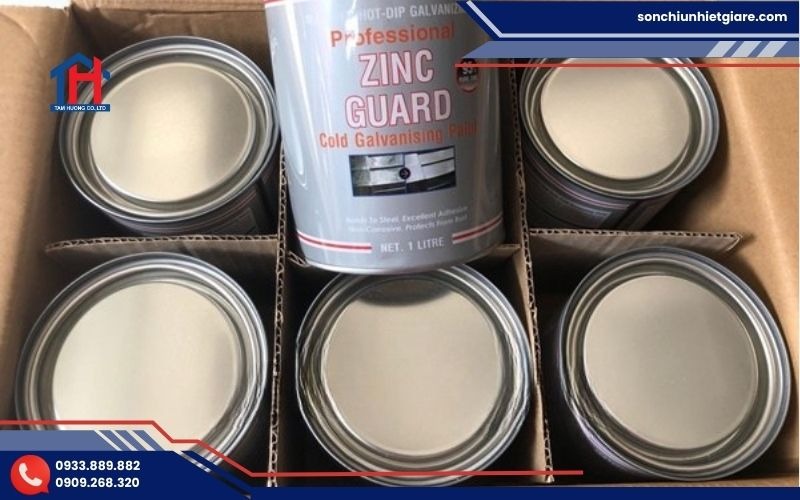 Sơn mạ kẽm lạnh Zinc Guard Đồng Nai dễ thi công và linh hoạt ứng dụng