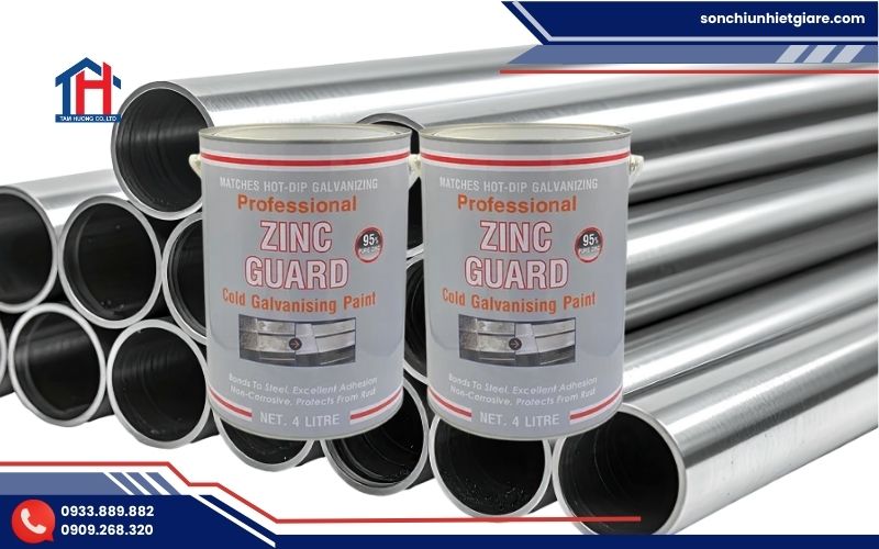 Sơn mạ kẽm lạnh Zinc Guard được ứng dụng rộng rãi trong nhiều lĩnh vực