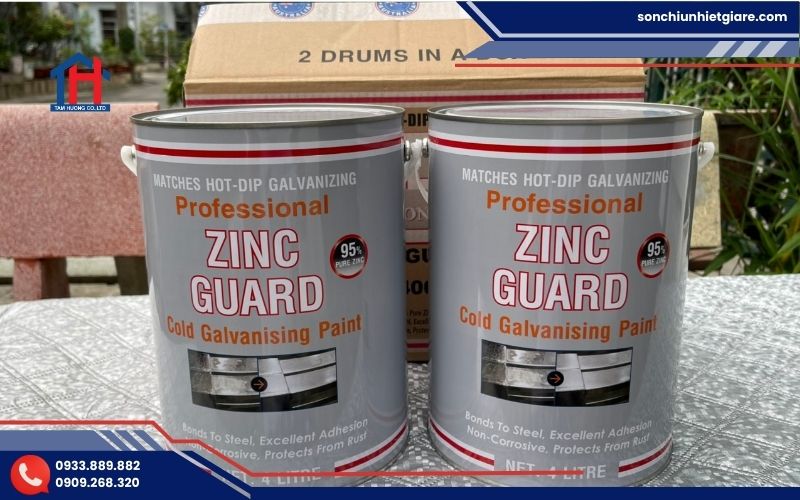 Sơn mạ kẽm lạnh Zinc Guard dễ sử dụng, hạn chế rủi ro trong quá trình thi công