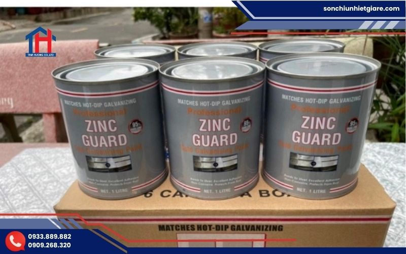 Sơn mạ kẽm lạnh Zinc Guard là dòng sơn hoạt động theo cơ chế bảo vệ điện hóa