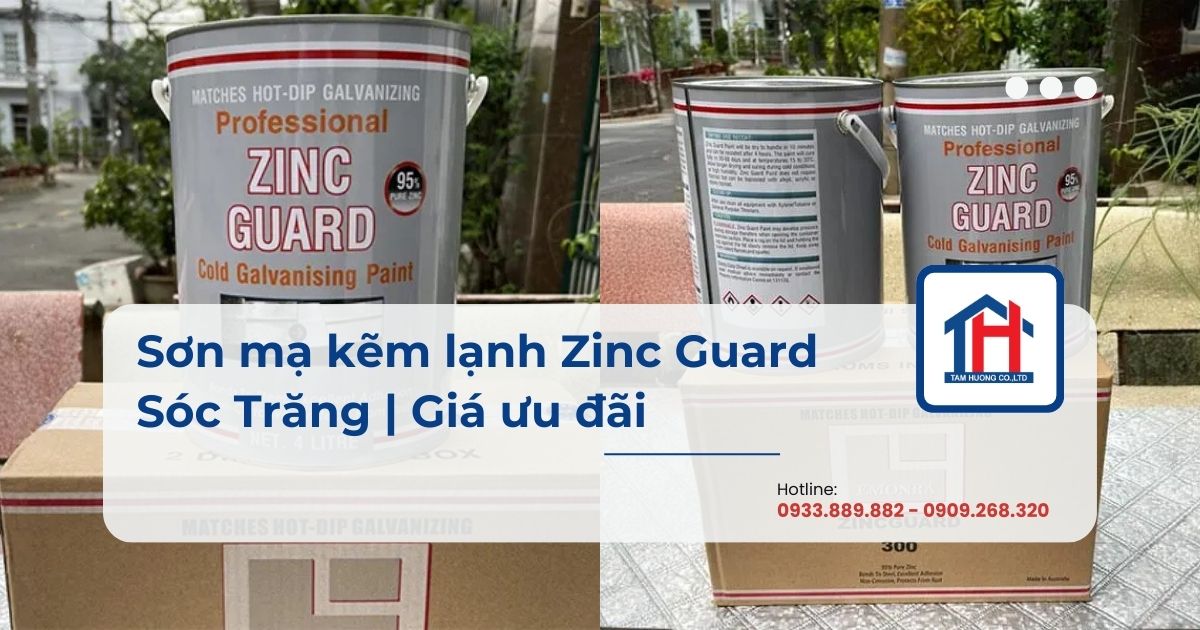Sơn mạ kẽm lạnh Zinc Guard Sóc Trăng | Giá ưu đãi