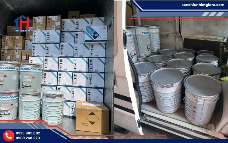 Mua sơn mạ kẽm lạnh Zinc Guard Trà Vinh chính hãng tại Đại lý Tâm Hương