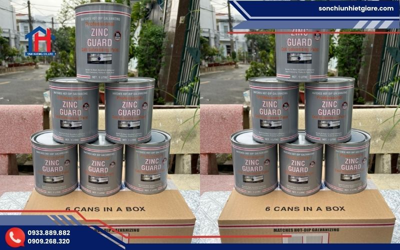 Mua sơn mạ kẽm lạnh Zinc Guard Vũng Tàu chính hãng tại Đại lý Tâm Hương