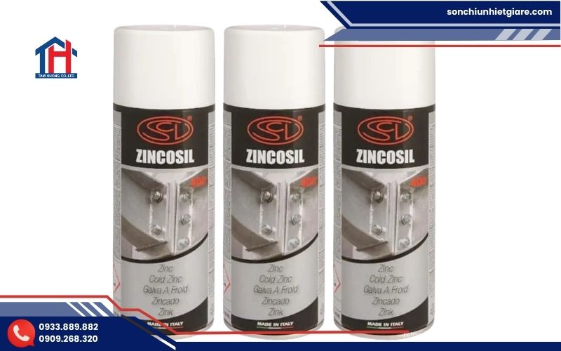 Sơn mạ kẽm Zincosil là dòng sơn bảo vệ kim loại cao cấp
