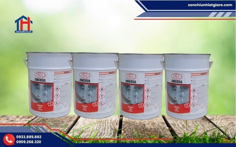 Sơn mạ kẽm Zincosil Sfuso là dòng sơn mạ kẽm gốc vô cơ