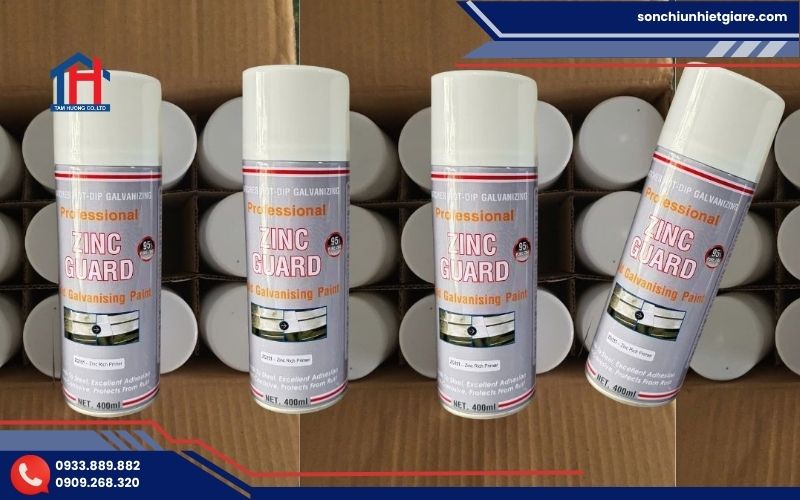 Sơn xịt Zinc Guard 151 sở hữu nhiều ưu điểm nổi bật