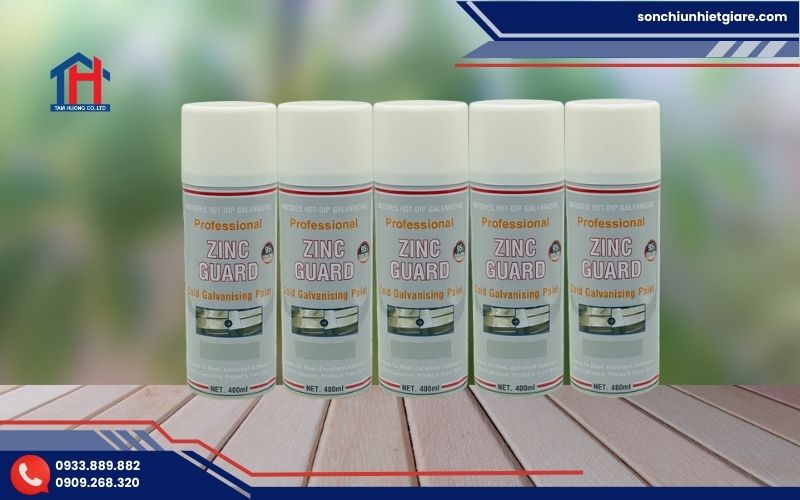 Sơn xịt Zinc Guard 300 là dòng sơn mạ kẽm lạnh cao cấp