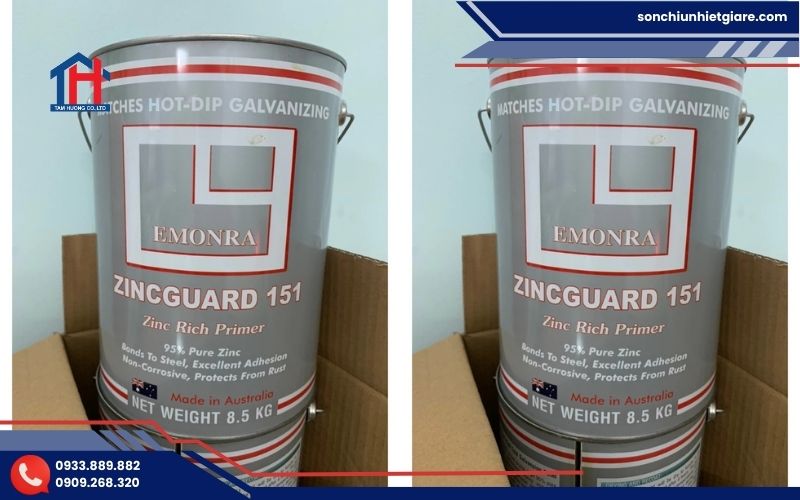 Đọc kỹ hướng dẫn để pha sơn đúng cách giúp lớp sơn Zinc Guard 151 đạt độ che phủ tốt