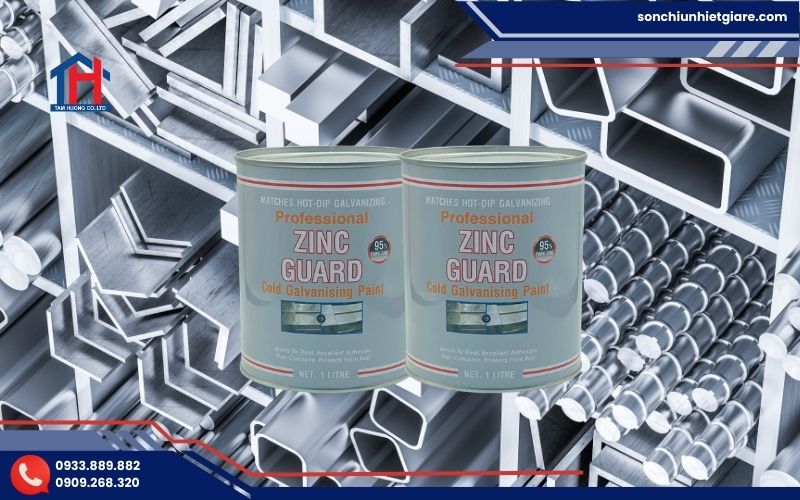 Sơn mạ kẽm lạnh Zinc Guard 300 được đánh giá cao trong chống ăn mòn
