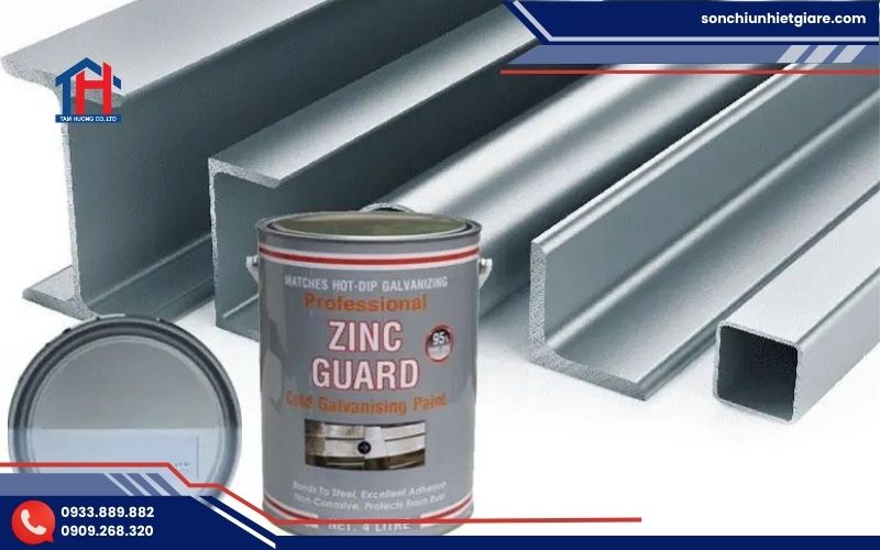 Thi công sơn mạ kẽm lạnh Zinc Guard đúng kỹ thuật giúp tăng tuổi thọ kim loại