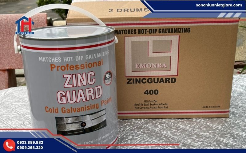 Sơn Zinc Guard 400 là dòng sơn giàu kẽm